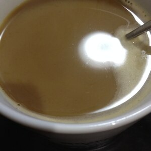 風邪予防！良質たんぱく質摂取♪きなこミルクコーヒー